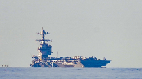 El portaaviones que EEUU utiliza reforzar su presencia en el Caribe y en el Pacífico.