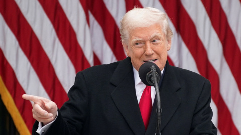El presidente de EEUU, Donald Trump, en la Casa Blanca.