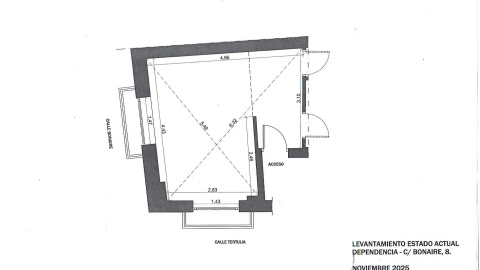 Plano del reservado donde comieron Mazón y Vilaplana Plano del reservado donde comieron Mazón y Villaplana.