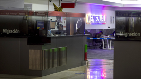 Aeropuerto internacional Simón Bolívar, en Maiquetía (Venezuela). Aeropuerto internacional Simón Bolívar, en Maiquetía (Venezuela).