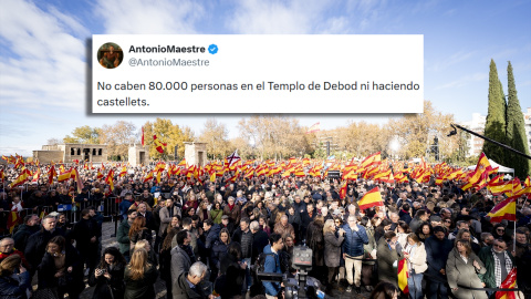 Manifestación del PP contra el Gobierno.