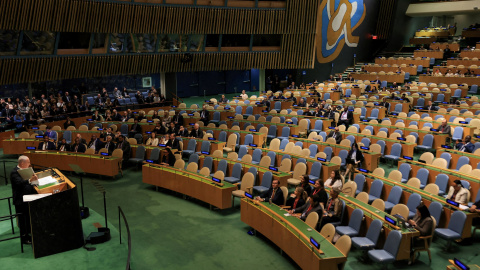 Foto de archivo de la Asamblea General de las Naciones Unidas, en Nueva York.