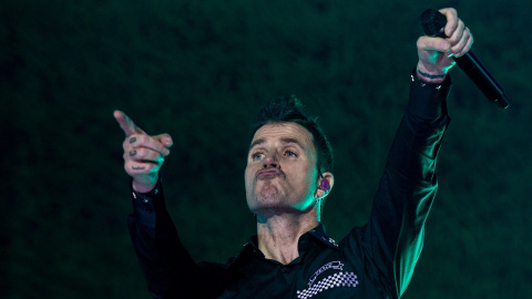 EuropaPress_7102623_cantante_dani_martin_concierto_movistar_arena_14_noviembre_2025_madrid Imagen de archivo del cantante Dani Martín durante una actuación.