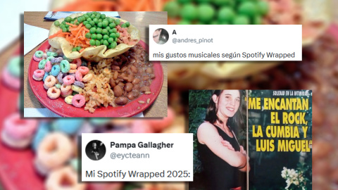 Memes sobre el Spotify Wrapped.