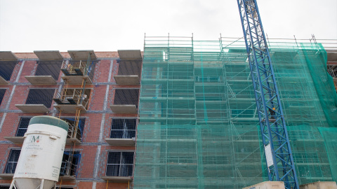 Foto de archivo de una promoción de 50 viviendas de alquiler asequible, en Palencia. Foto de archivo de una promoción de 50 viviendas de alquiler asequible, en Palencia.