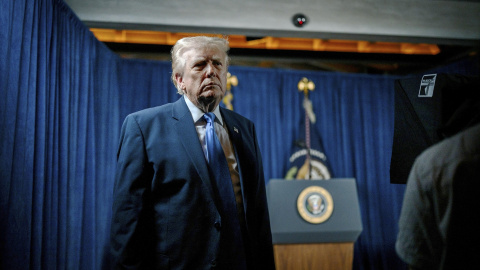 Donald Trump Imagen de archivo del presidente estadounidense, Donald Trump, en Mar-a-Lago.