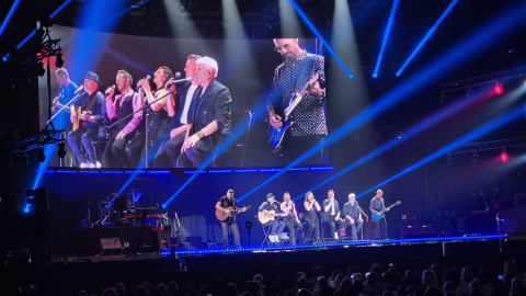 Momento de la actuación de Los Pecos en Salamanca.