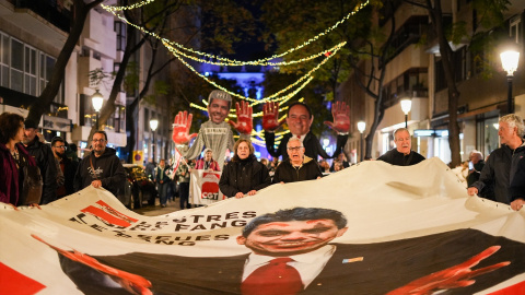 Manifestation contra Carlos Mazón Imagen de archivo de decenas de personas durante una manifestación convocada bajo el lema 'Mazón a presò'.Jorge Gil / Europa Press29 NOVIEMBRE 2025;MAZÓN;PROTESTA;DANA;PRISIÓN;MANI;MANIFESTACIÓN;29/11/2025