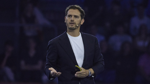 Albert Rivera en el Palacio de Vistalegre en Madrid.