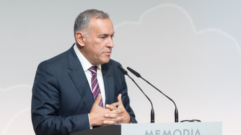 El periodista Xabier Fortes, en una imagen de achivo del pasado octubre. EDUARDO PARRA (EUROPA PRESS)