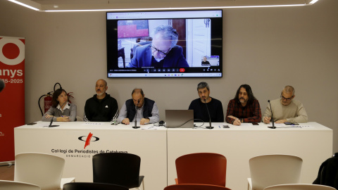 Representants de Pobles Vius i alcaldes dels municipis que han presentat un recurs al TSJC contra la planta de biogàs de la Sentiu de Sió Representants de Pobles Vius i alcaldes dels municipis que han presentat un recurs al TSJC contra la planta de biogàs de la Sentiu de Sió