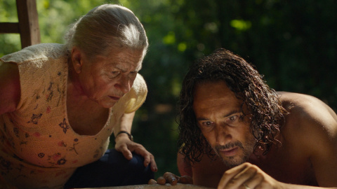 Denise Weinberg y Rodrigo Santoro.