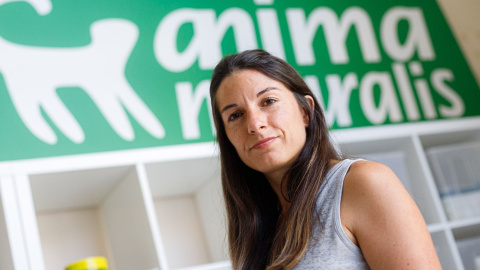La directora d'AnimaNaturalis a Espanya, Aïda Gascón, en una imatge d'arxiu.