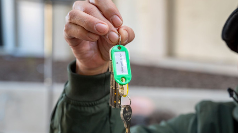 Lliurament claus bloc A, Illa Glòries