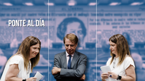 Fotomontaje de Leire Díez y Vicente Fernández. Fotomontaje de Leire Díez y Vicente Fernández.