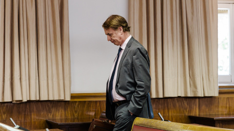 El expresidente de la SEPI Vicente Fernández Guerrero durante una comparecencia en la Comisión de Investigación sobre el ‘caso Koldo’, en el Senado.