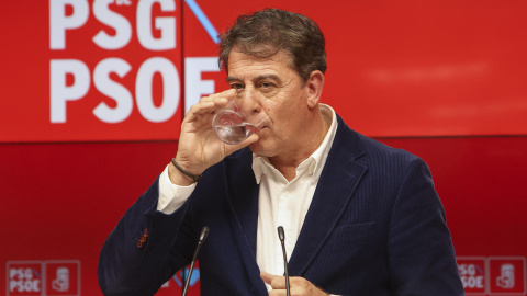 José Ramón Gómez Besteiro, secretario xeral del PSdeG. el pasado viernes.