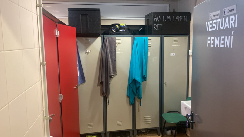 Un vestuari femení d'un parc de bomebrs