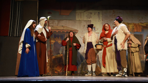 Escena dels pastors als Pastorets de l'Espluga de Francolí (Conca de Barberà)