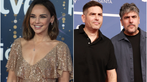 Imágenes de archivo de Chenoa y Estopa.