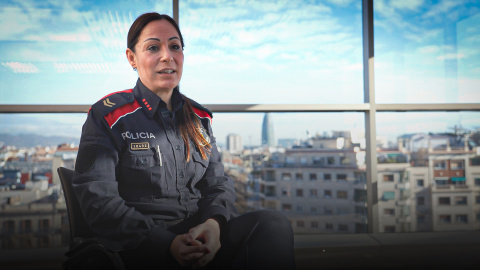 Sergenta Andrea Garcia, cap de la Unitat Central d'Atenció i Seguiment a Víctimes de Mossos d'Esquadra.