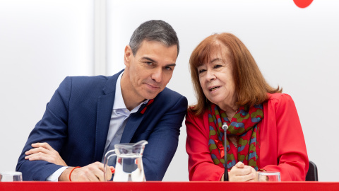 Foto de archivo de Pedro Sánchez, y la presidenta del PSOE, Cristina Narbona. Foto de archivo de Pedro Sánchez, y la presidenta del PSOE, Cristina Narbona.