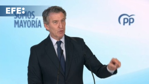 Feijóo pide a Vox responsabilidad y le recuerda que su "adversario" no es el PP Feijóo pide a Vox responsabilidad y le recuerda que su "adversario" no es el PP