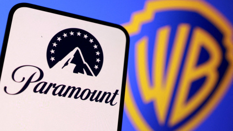 Los logos de Paramount y de Warner.