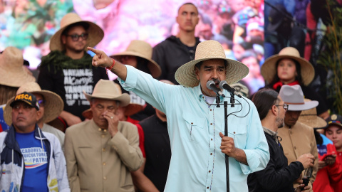 Nicolas Maduro, durante un discurso.