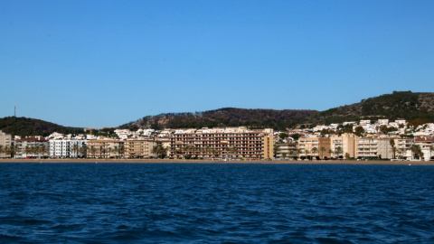 Vista de Calafell des del mar.