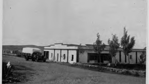 Vista posterior de la antigua Colonia Agrícola Penitenciaria de Tefía.