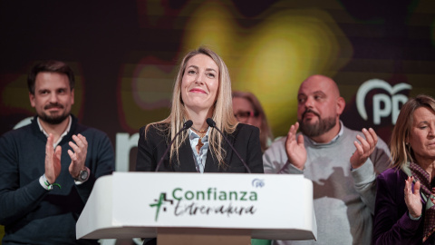 La presidenta de Extremadura, María Guardiola.