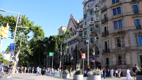 Exterior de la Casa Batlló, a Barcelona.