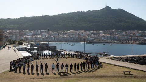 Una imagen del ensayo de la rondalla en la película.