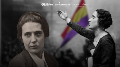 Ilustración de Victoria Kent y Clara Campoamaor