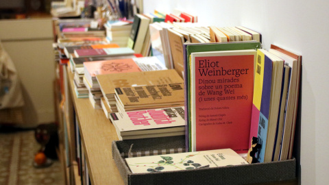 Llibres exposats en una llibreria