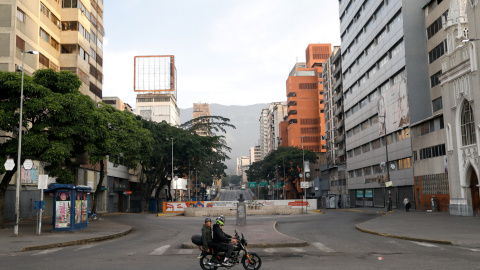 Caracas tras el ataque estadounidense, este sábado.