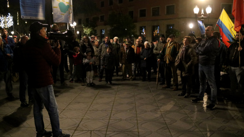 Concentració a Tarragona contra l'atac dels Estats Units a Veneçuela