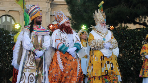 Els Reis d'Orient a Barcelona en una imtage d'arxiu Els Reis d'Orient a Barcelona en una imtage d'arxiu