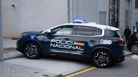 Imagen  de archivo de un coche de la Policía Nacional.08 ABRIL 2024;CRIMEN;DETENIDO;JUSTICIA;;PIXELADA08/4/2024