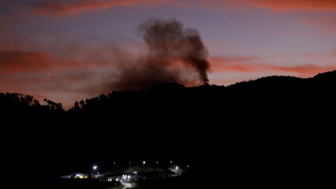 Fuerte Tiuna tras los ataques, este sábado, en Caracas.