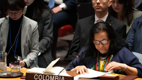 La representante permanente de Colombia ante las Naciones Unidas, Leonor Zalabata La representante permanente de Colombia ante las Naciones Unidas, Leonor Zalabata.