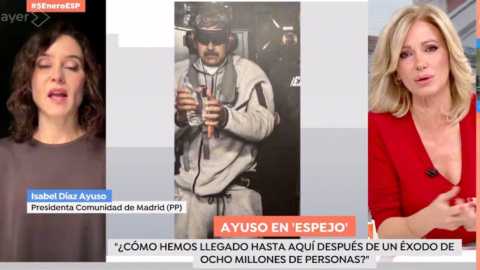 Isabel Díaz Ayuso y Susanna Griso.