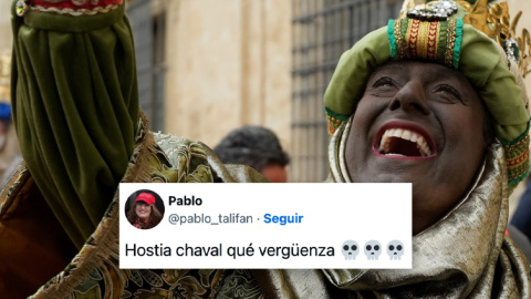 Moreno Bonilla encarna al Rey Baltasar en la Cabalgata de Reyes Magos.