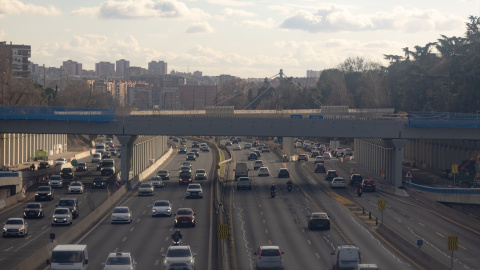 Foto de archivo de la M-30, en Madrid.
