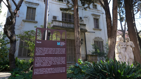 La Torre Avenir de la finca Muñoz Ramonet, nova seu de l'Acadèmia del Cinema Català. 09/01/2025 La Torre Avenir de la finca Muñoz Ramonet, nova seu de l'Acadèmia del Cinema Català.