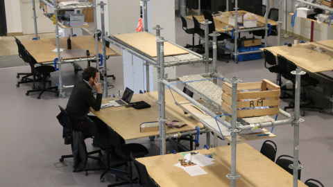 barcelona circular_barcelona activa Un home treballant a les instal·lacions del Barcelona Circular (BAC), impulsat per l’Ajuntament de Barcelona a través de Barcelona Activa.Autor: Redacció