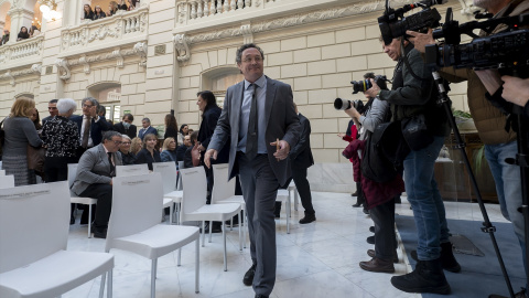 El ex fiscal general del Estado Álvaro García Ortiz El ex fiscal general del Estado Álvaro García Ortiz a su llegada a la toma posesión de su sucesora.