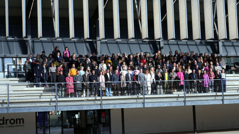 Foto de família de Barcelona 2026, Capital Mundial de l’Arquitectura al Canòdrom