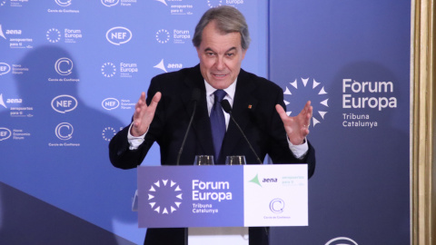 L'expresident de la Generalitat Artur Mas en una conferència del Fòrum Europa. L'expresident de la Generalitat Artur Mas en una conferència del Fòrum Europa.